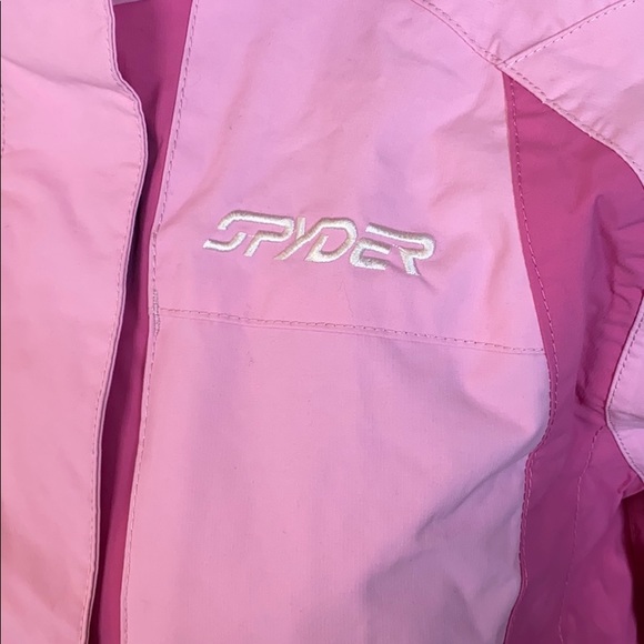 Like New Spyder Girls Jacket with Removable Hood - Picture 2 of 13